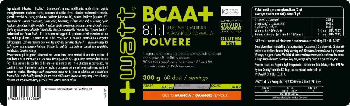 BCAA+ 8:1:1 - Sport Bike Lucania